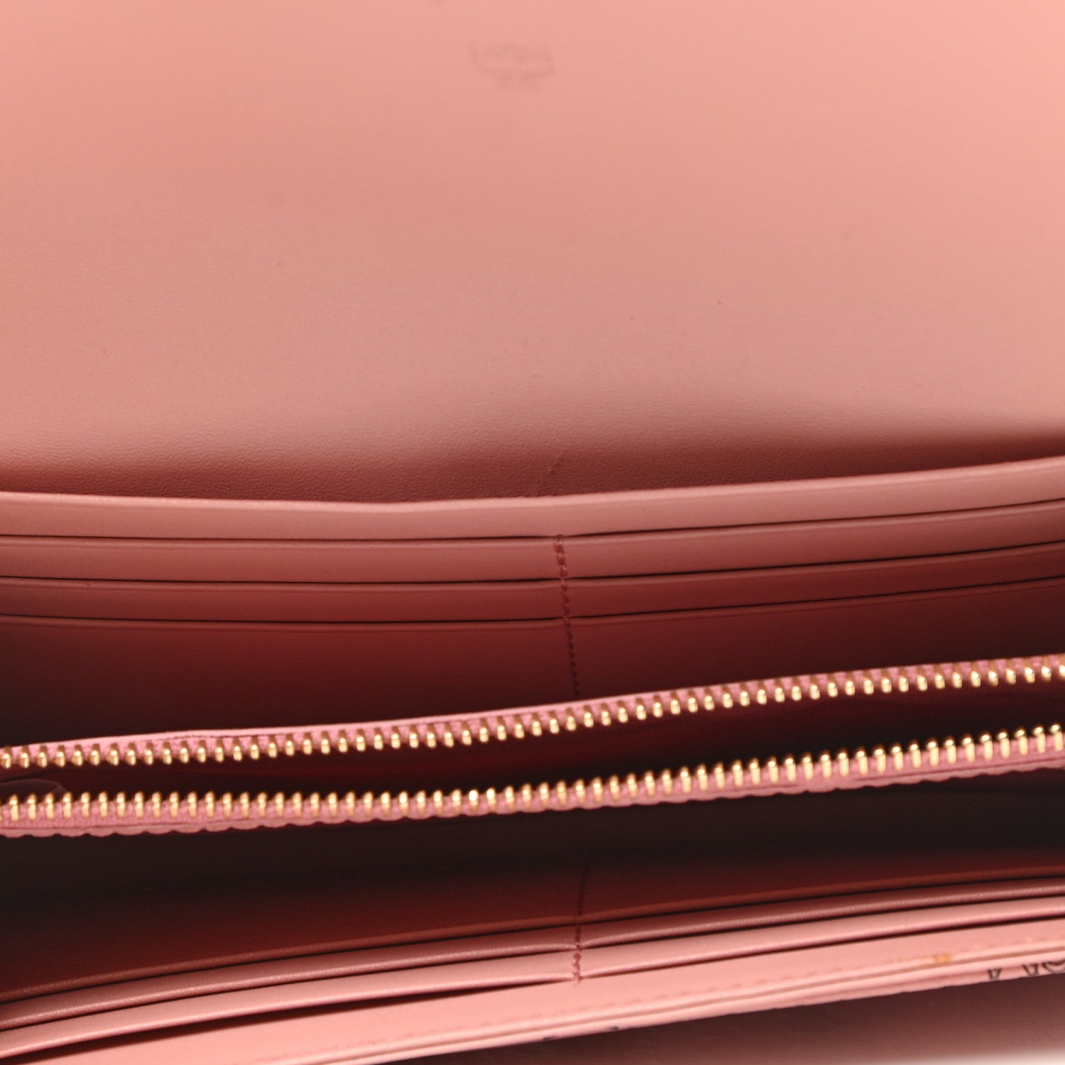 MCM Visetos Continental Flap Wallet Soft Pink 5 of 7