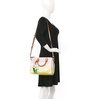 Louis Vuitton Monogram Giant By The Pool Speedy Bandouliere 25 Light Pink 2 of 19