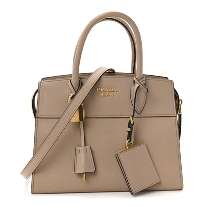 Prada Saffiano City Calf Small Esplanade Tote Cammeo 1 of 9