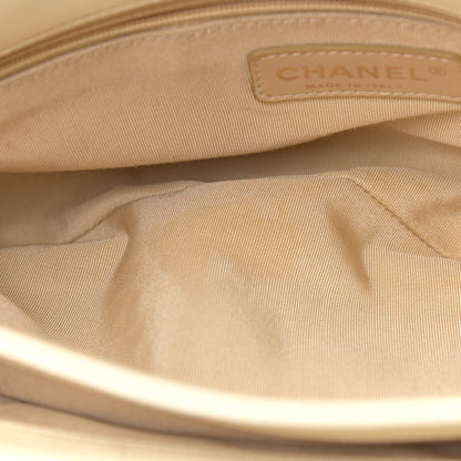 Chanel Calfskin Quilted Medium CC Crown Flap White 12 of 19