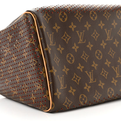 Louis Vuitton Monogram Perforated Speedy 30 Fuchsia 8 of 9