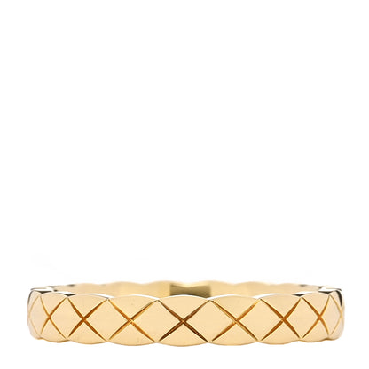 Chanel 18K Yellow Gold Mini Coco Crush Ring 54 6.75 1 of 5