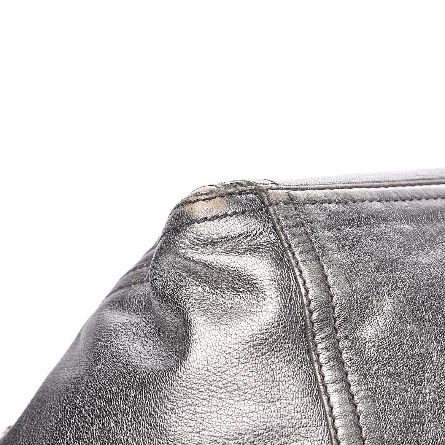 Saint Laurent Calfskin Small Downtown Silver 9 of 16