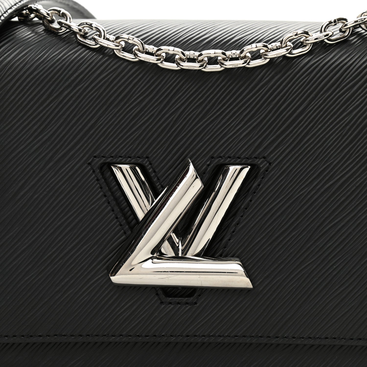 Louis Vuitton Epi Twist Shoulder Bag MM Black 7 of 10
