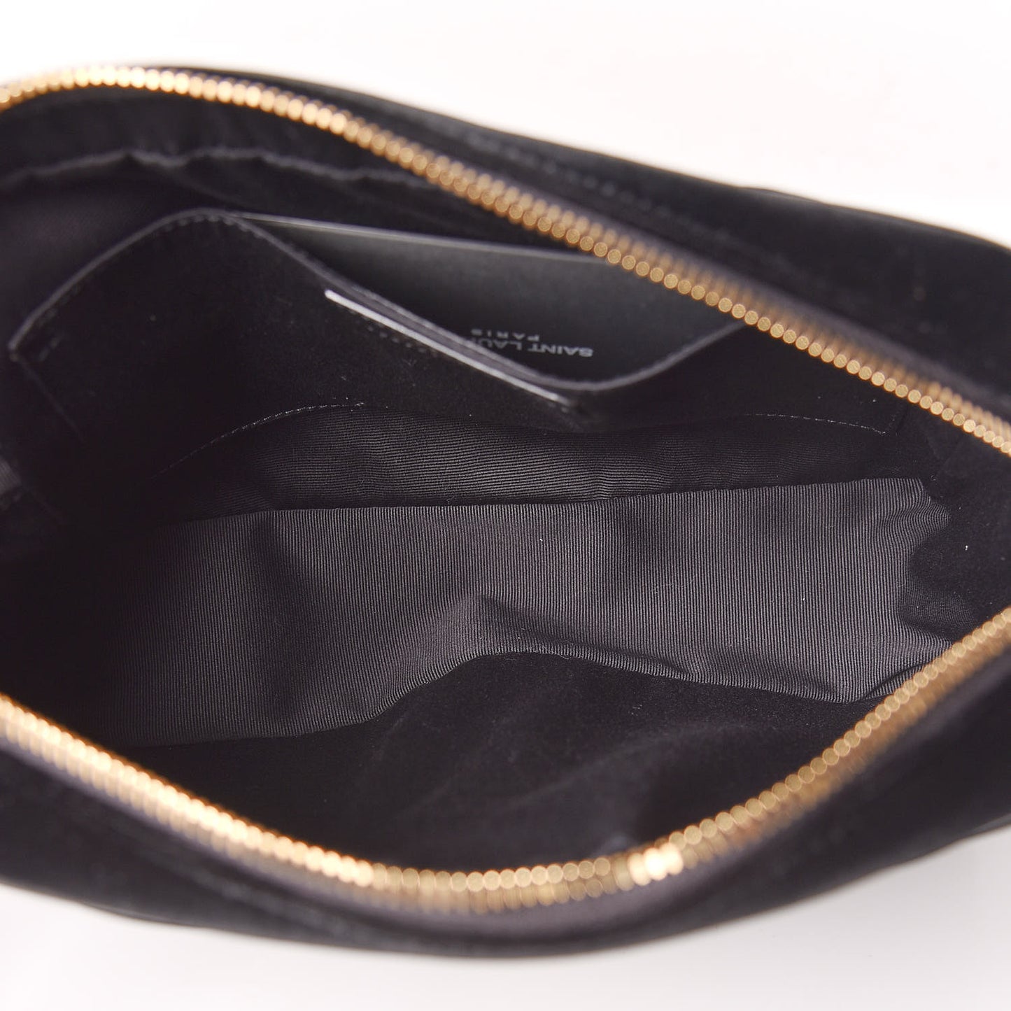 Velvet Matelasse Monogram Lou Camera Bag Black