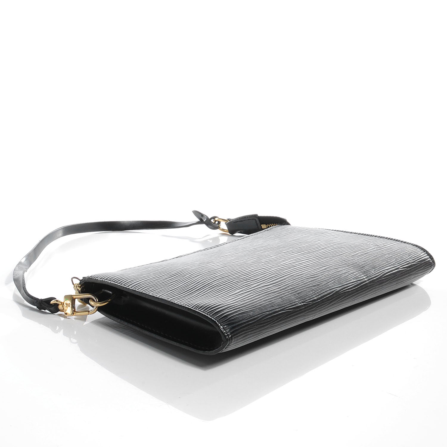 Louis Vuitton Epi Pochette Accessories Black 4 of 7