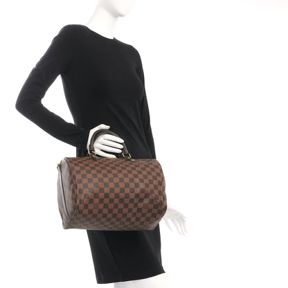 Louis Vuitton Damier Ebene Speedy Bandouliere 30 3 of 10