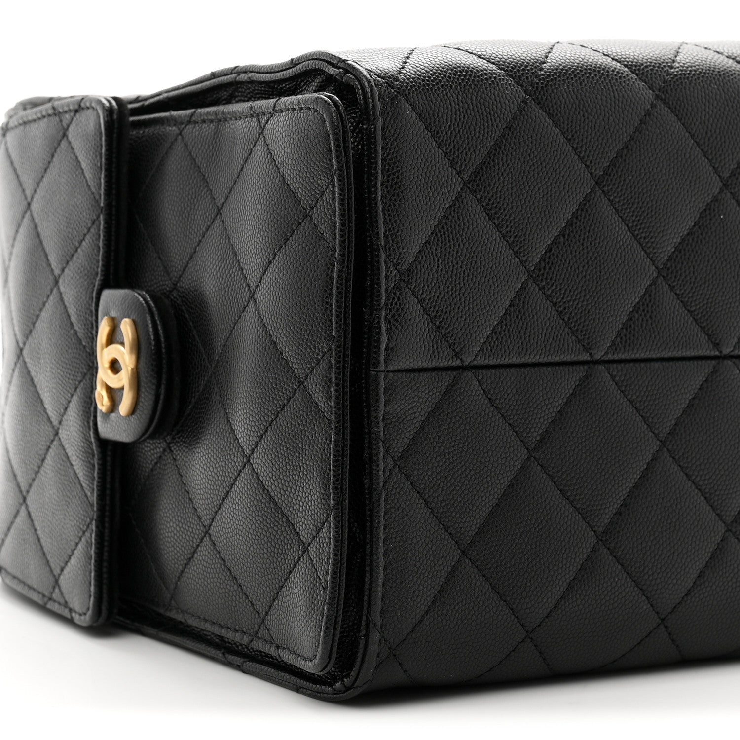 Chanel Caviar Quilted Medium Chanel 25 Handbag Black 10 of 11
