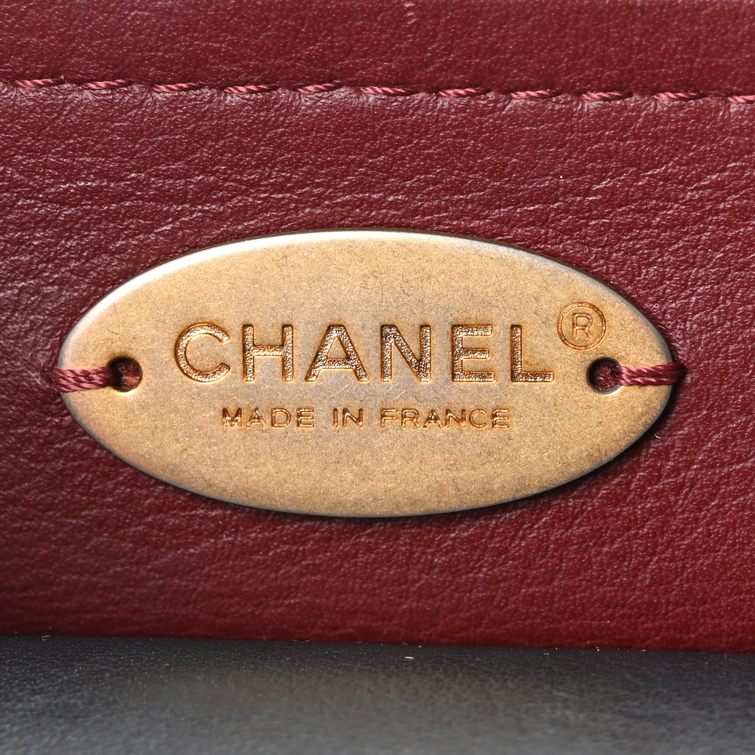 Chanel Bullskin Stitched Bi-Color Medium Shopping Tote Black 6 of 10