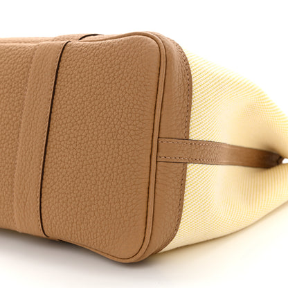 Hermes Twill H Negonda Garden Party 30 TPM Ecru Jaune De Naples Biscuit 9 of 9
