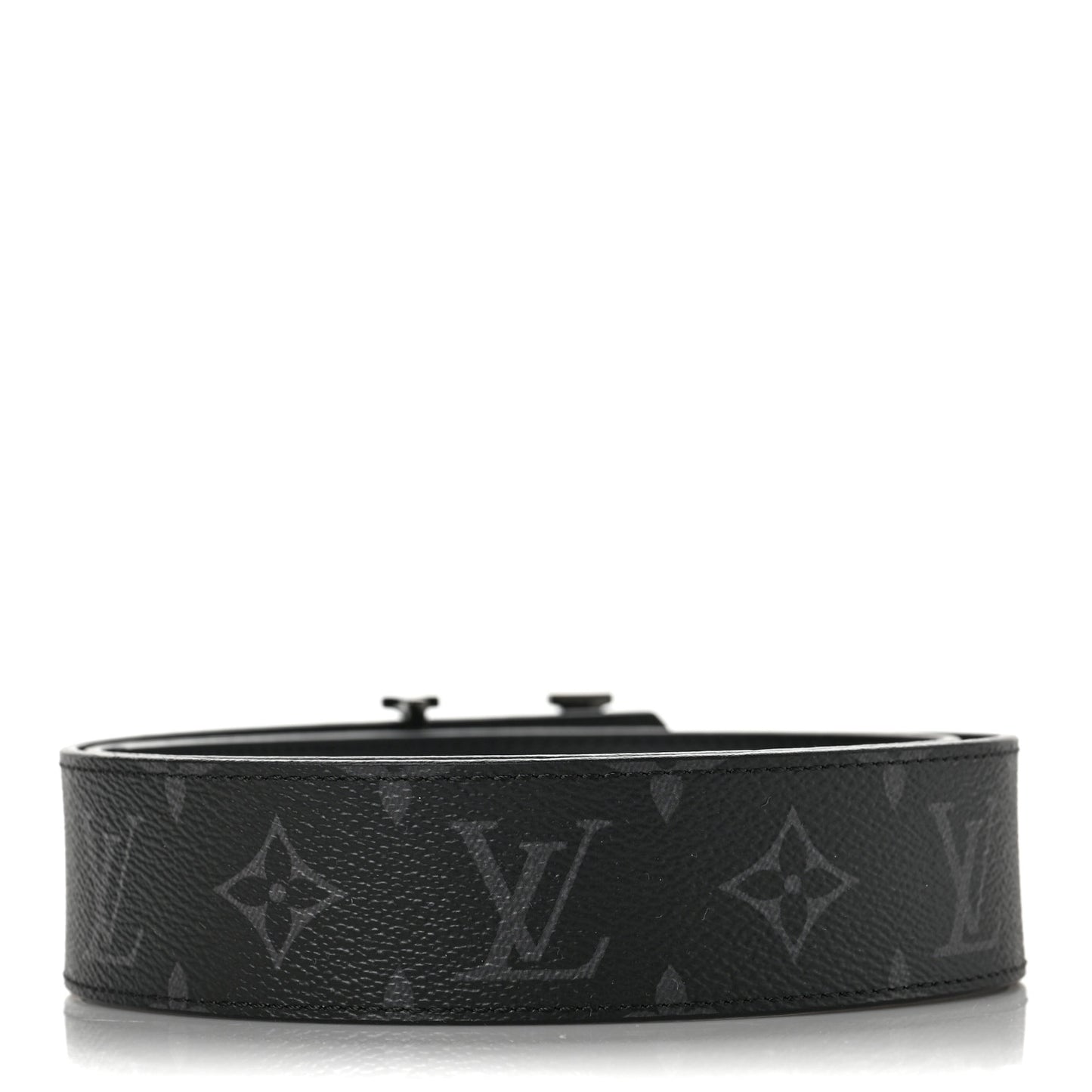 Monogram Eclipse Taigarama 40mm LV Initiales Reversible Belt 90 36 Black