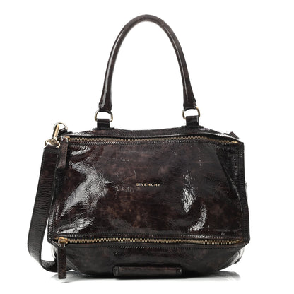 Givenchy Crinkled Patent Medium Pandora Bag Aubergine 1 of 17