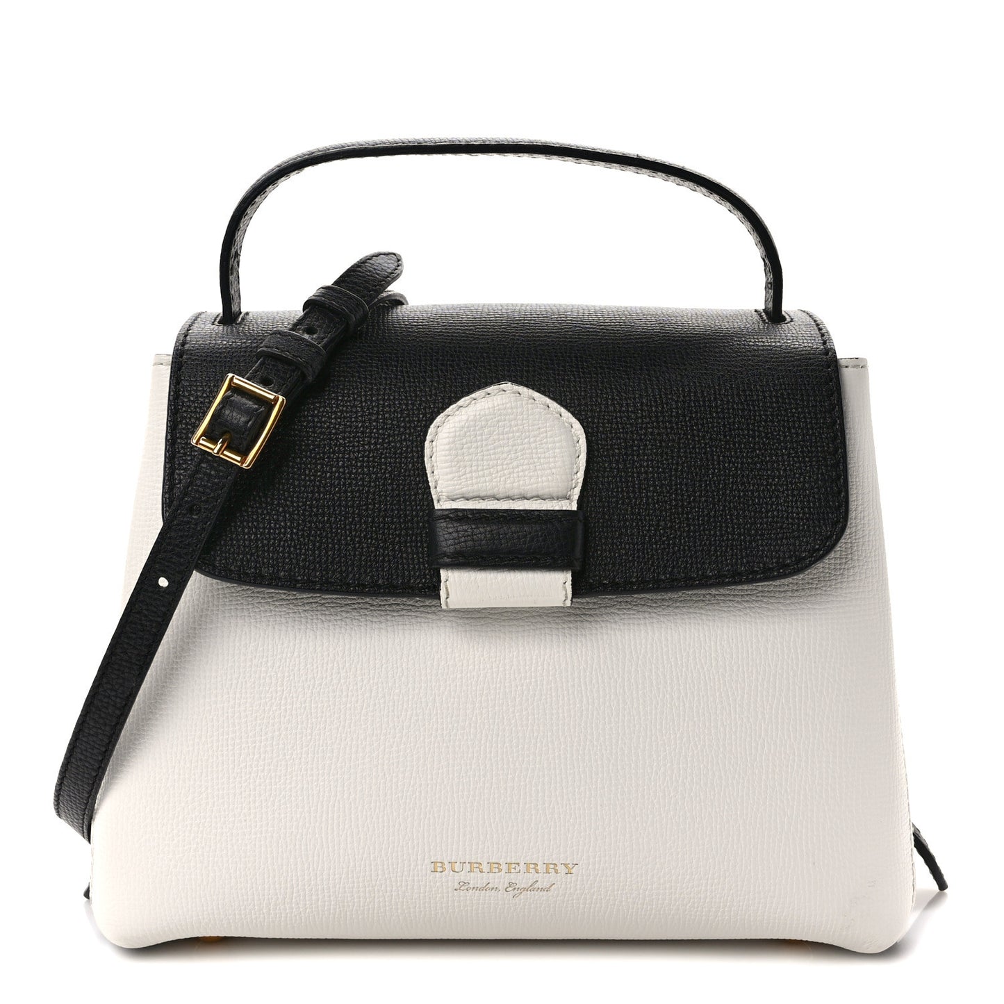 Derby Calfskin House Check Small Camberley Chalk White Black
