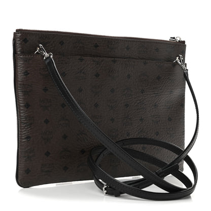 MCM Visetos Medium Crossbody Pouch Brown 2 of 5