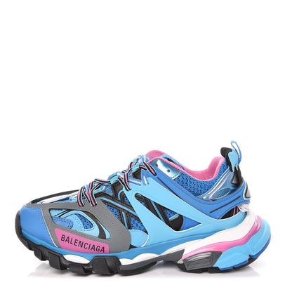 Balenciaga Mesh Nylon Womens Track Sneakers 36 Blue Black 1 of 7