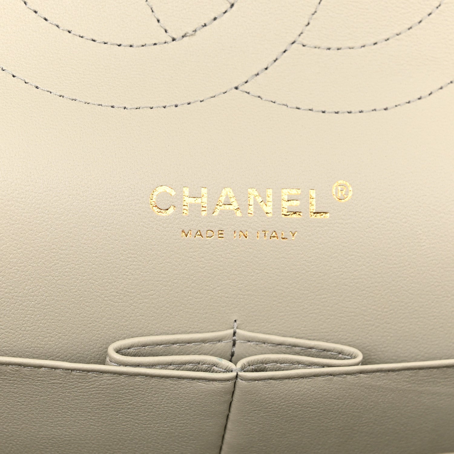 Chanel Lambskin Quilted Jumbo Double Flap Grey 5 of 9
