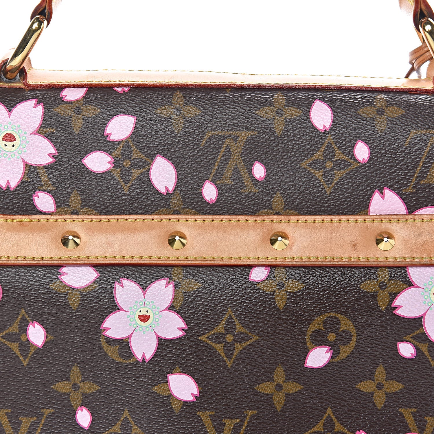Louis Vuitton Monogram Cherry Blossom Sac Retro Bag Brown 14 of 15