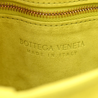 Bottega Veneta Suede Maxi Intrecciato Padded Chain Cassette Crossbody Bag Kiwi 6 of 10
