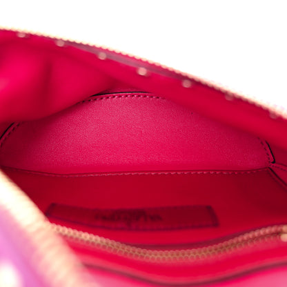 Valentino Garavani Velvet Rockstud Spike Belt Bag 85 Disco Pink 5 of 10