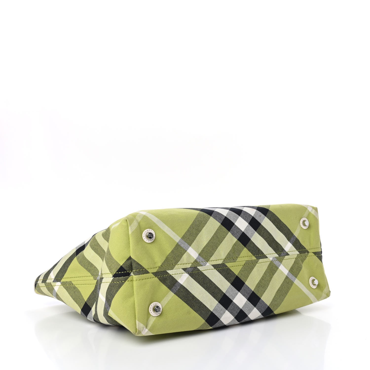 Burberry Nova Check Shopper Tote Green 3 of 4