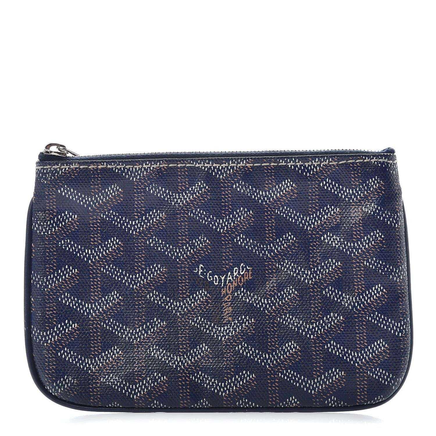 Goyard Goyardine Mini Senat Pochette Navy 1 of 10
