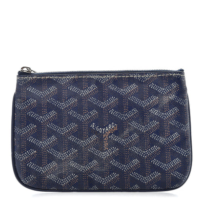 Goyard Goyardine Mini Senat Pochette Navy 1 of 10