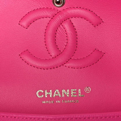 Chanel Caviar Quilted Small Double Flap Dark Pink 5 of 10