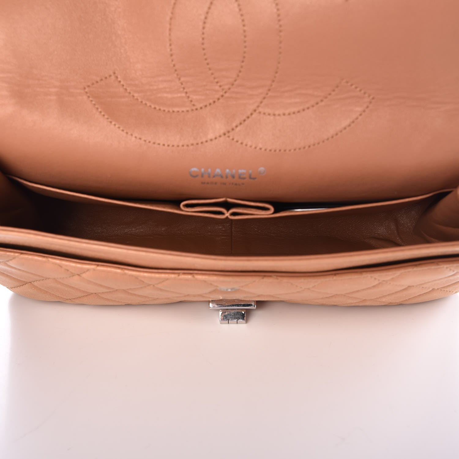 Chanel Iridescent Calfskin Quilted 2.55 Reissue 227 Flap Beige 5 of 16