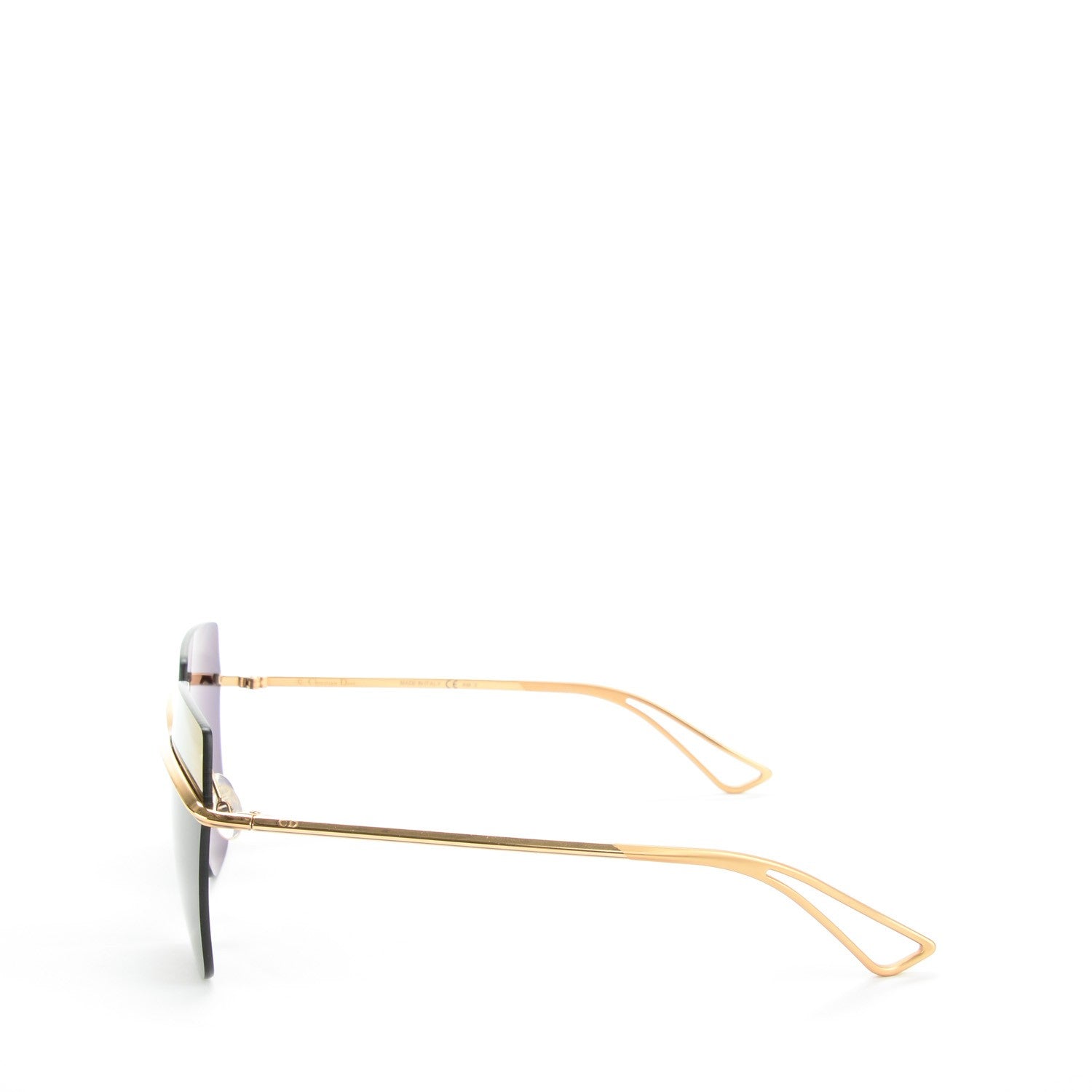 Christian Dior Metallic Sunglasses Rose Gold 2 of 6