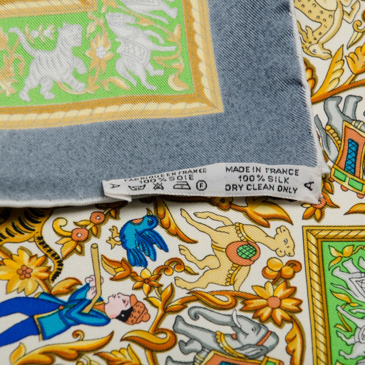 Silk Chasse En Inde Scarf 90