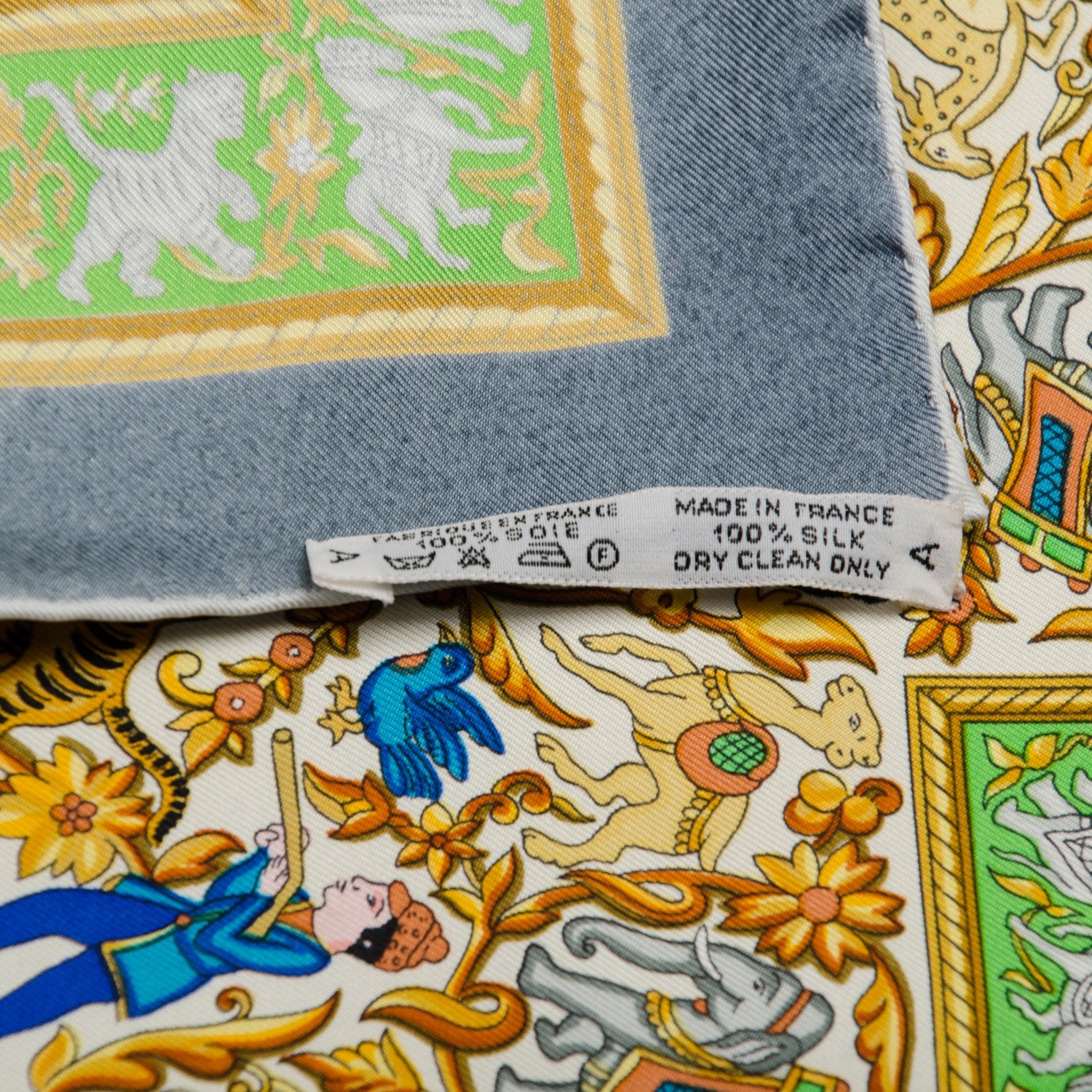 Hermes Silk Chasse En Inde Scarf 90 6 of 6