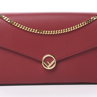 Fendi Vitello Cruise F is Fendi Envelope Wallet on Chain with Pouches Fragola 10 of 12