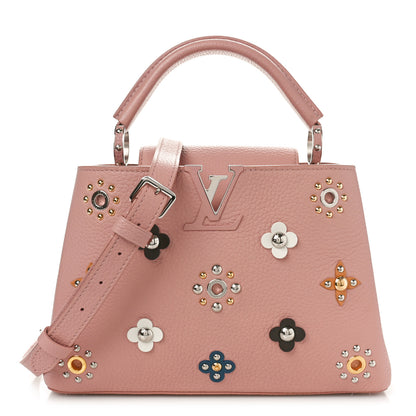Louis Vuitton Taurillon Mechanical Flowers Capucines BB Magnolia 1 of 9