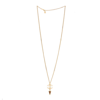 Chanel Enamel Chain CC Necklace Gold Multicolor 3 of 5