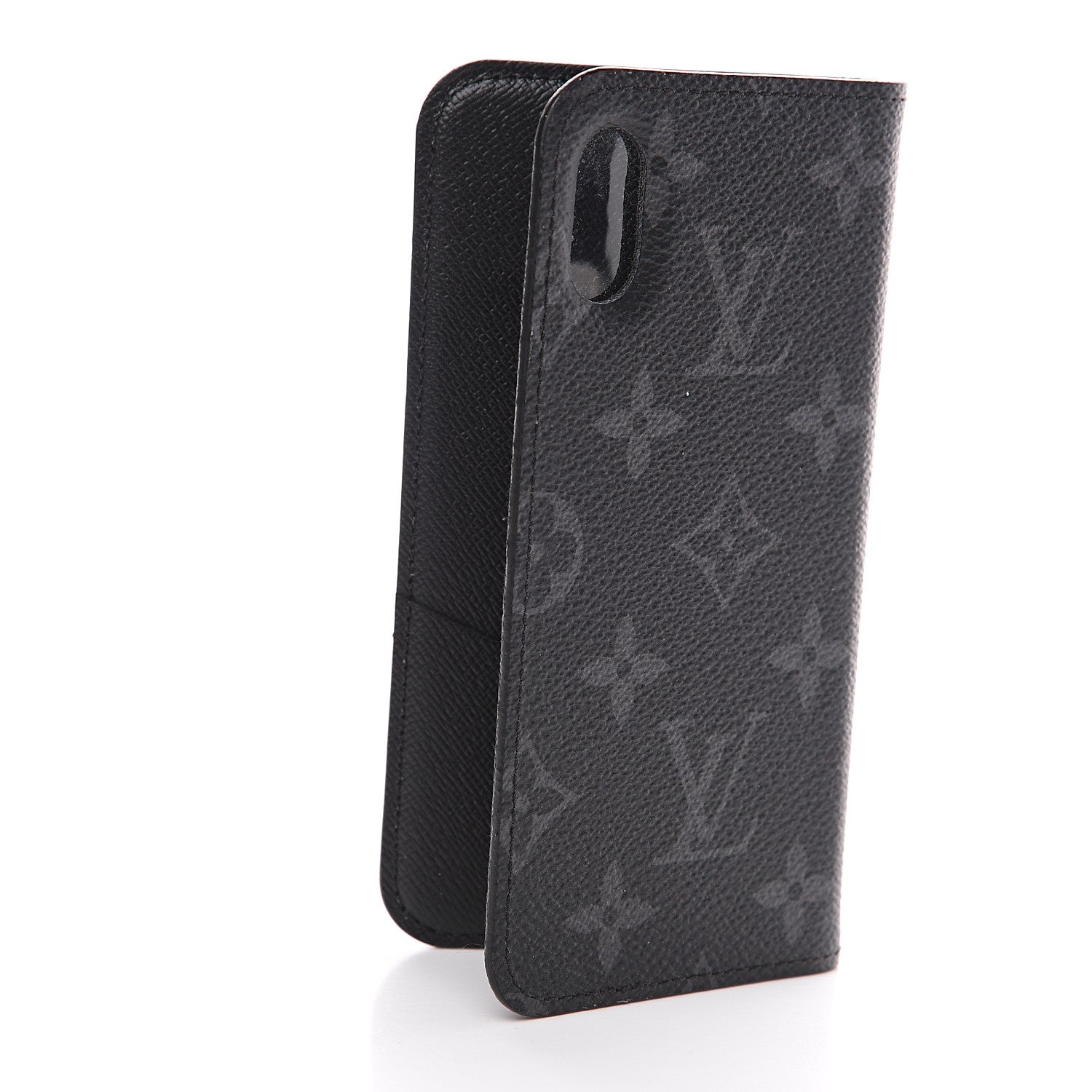 Louis Vuitton Monogram Eclipse iPhone X/XS Folio Case 2 of 5