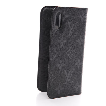 Louis Vuitton Monogram Eclipse iPhone X/XS Folio Case 2 of 5