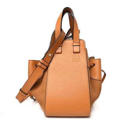Loewe Calfskin Nubuck Small Hammock Shoulder Bag Honey 1 of 9