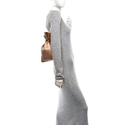 Saint Laurent Satin Evening Pouch Nude Baby Nude 2 of 11
