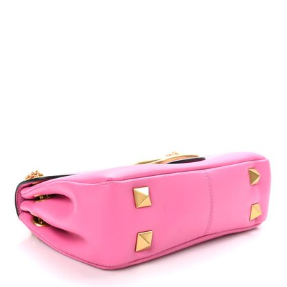 Valentino Garavani Nappa Stud Sign Shoulder Bag Feminine Pink 4 of 9