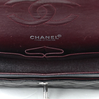 Chanel Lambskin Quilted Medium Double Flap Black 4 of 5