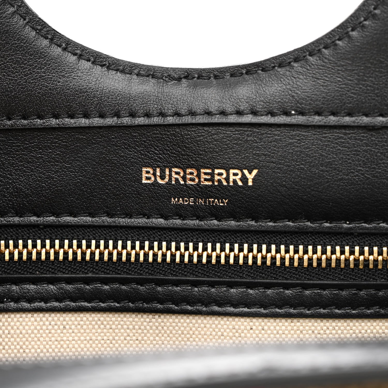Burberry Calfskin Check Mini Pocket Bag Black 6 of 10