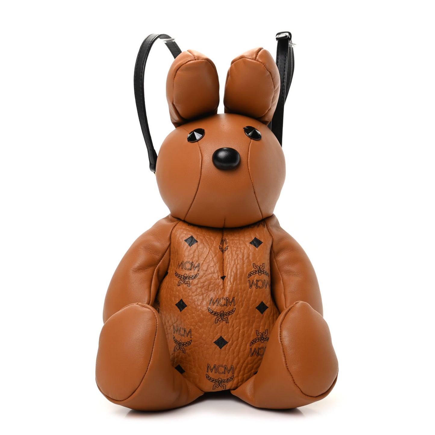 Visetos Rabbit Zoo Doll Backpack Cognac