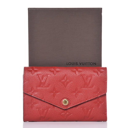 Louis Vuitton Empreinte Compact Curieuse Wallet Cherry 8 of 8