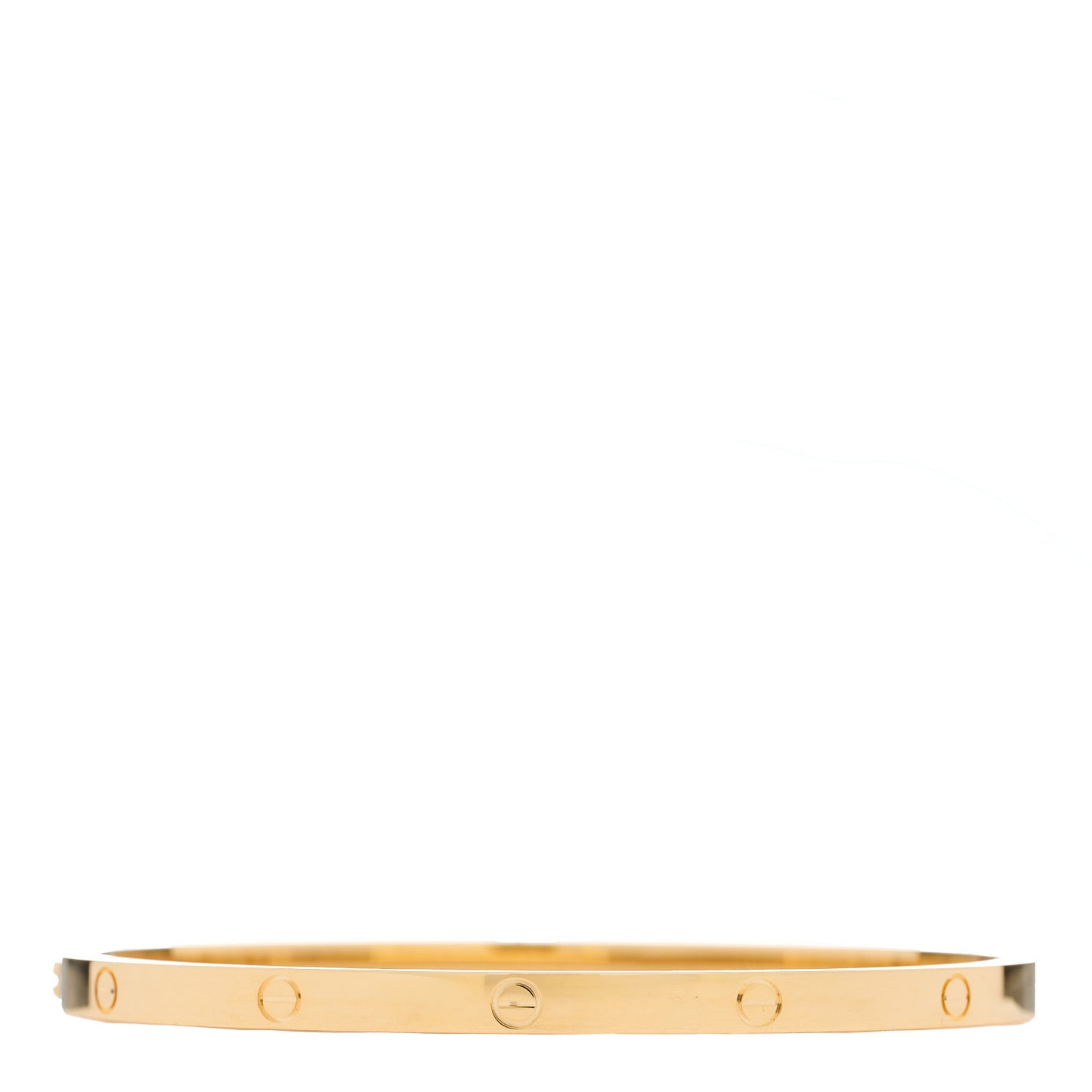 18K Yellow Gold Small LOVE Bracelet 17