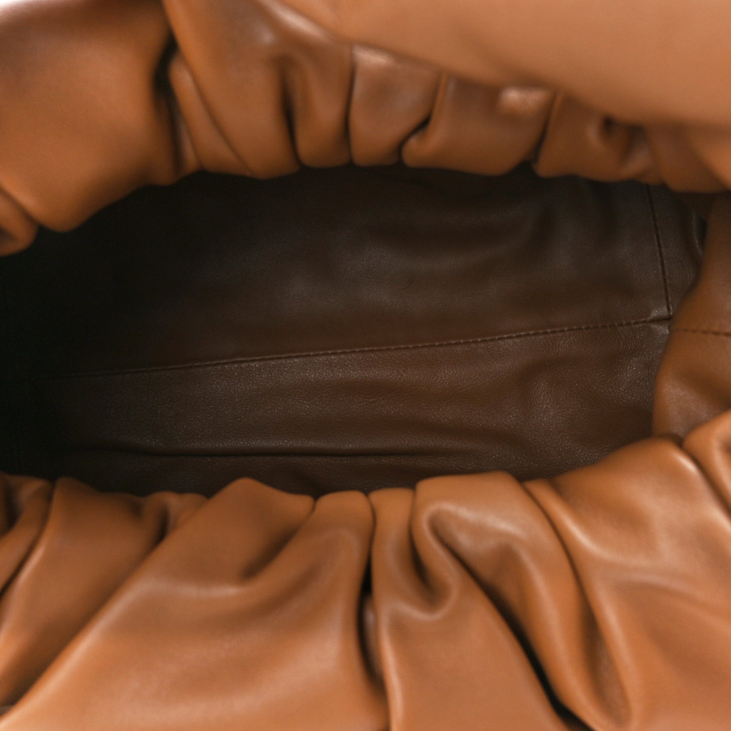 Smooth Butter Calfskin Small The Shoulder Pouch Moutarde