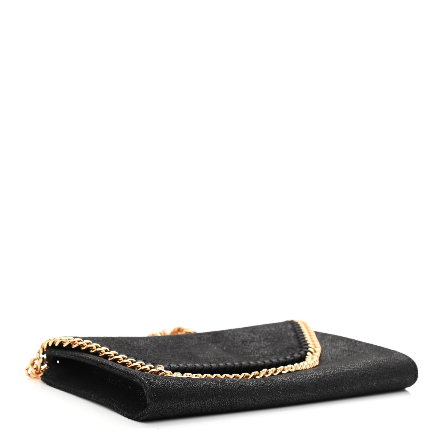 Stella McCartney Shaggy Deer Mini Falabella Crossbody Bag Black 4 of 10
