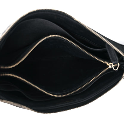 Chanel Lambskin Quilted Small Boy Zipped Pouch Black 5 of 19