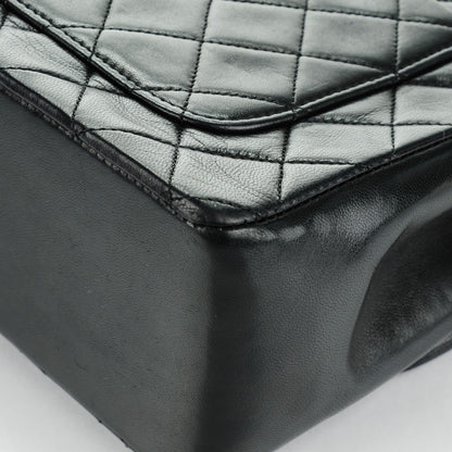 Chanel Lambskin Quilted Medium Single Flap Black 2 of 10