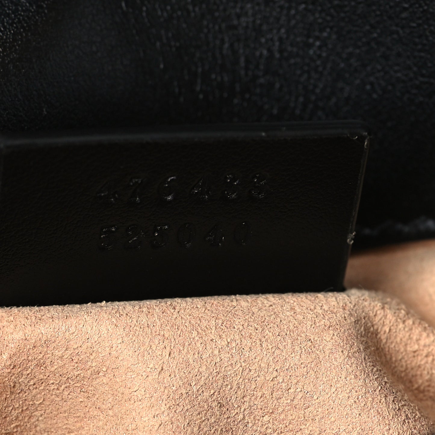 Calfskin Matelasse Super Mini GG Marmont Shoulder Bag Black