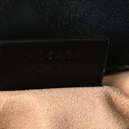 Gucci Calfskin Matelasse Super Mini GG Marmont Shoulder Bag Black 7 of 7